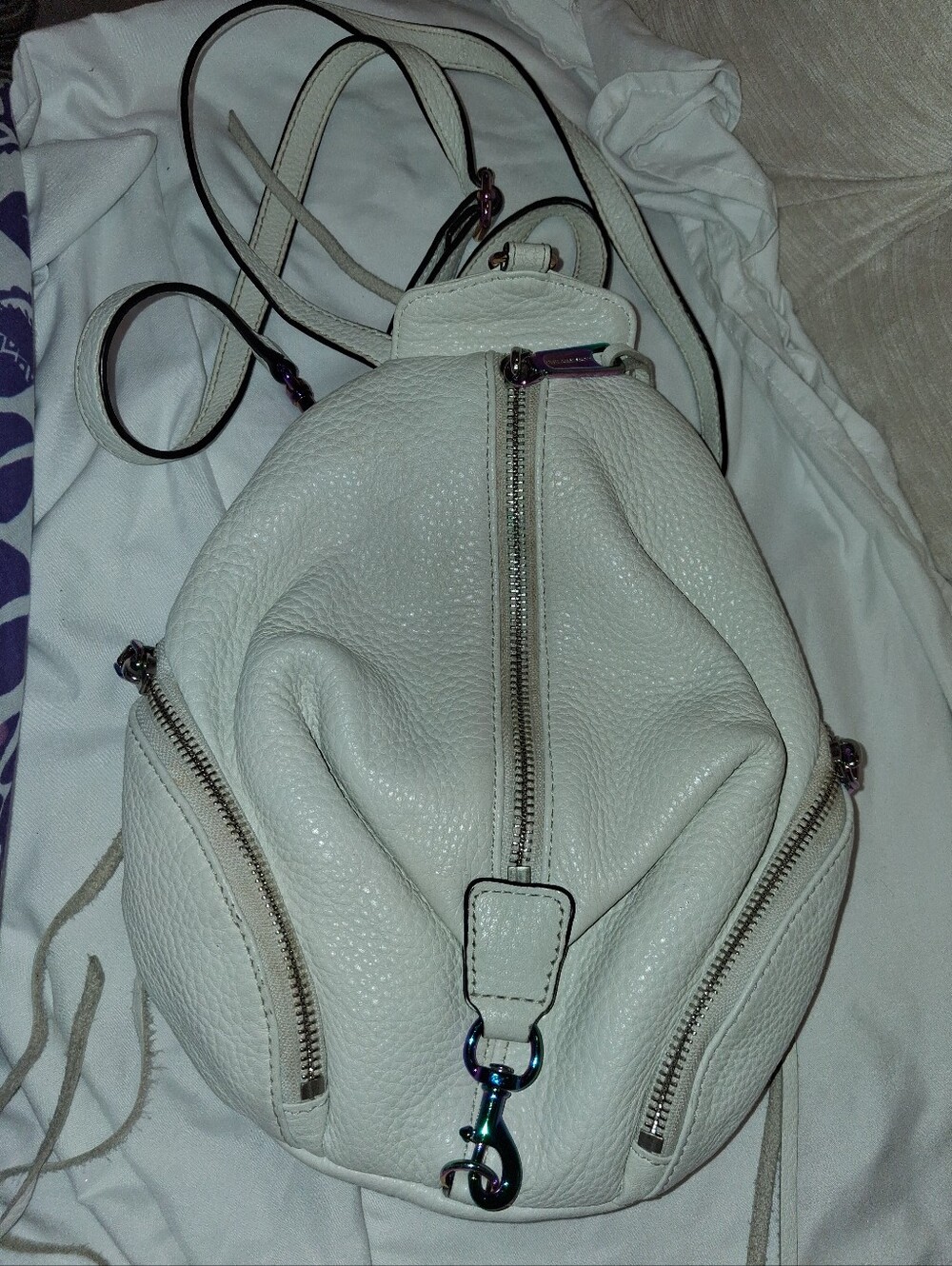 Aimre Ketenberg Leather Backpack Purse